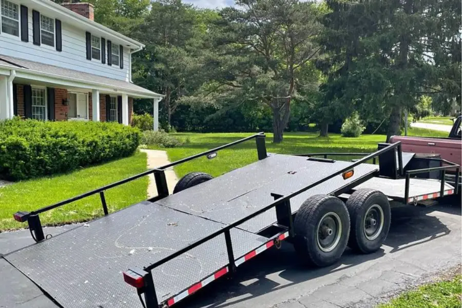 tilt bed car hauler